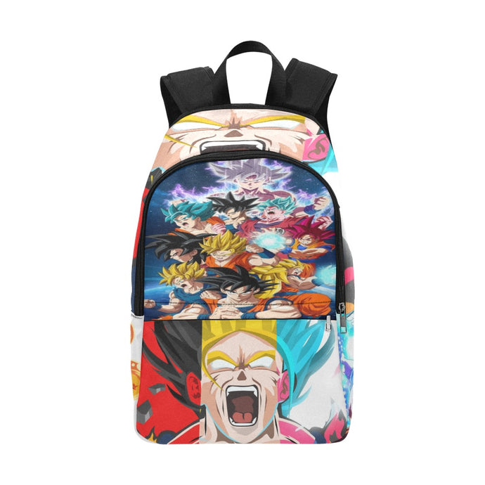 Goku Theme Fabric Backpack